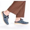Dámské sportovní nazouváky pantofle RIEKER 900163 modré