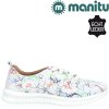 Dámské Celo Kožené tenisky Sneaker´s MANITU 850143-00 bílé