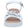Dámské Celokožené sandály na klínku PIAZZA italy 910279-03 bílé
