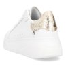 Dámské kožené tenisky RIEKER W2303-80 bílé 950619-03