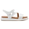 Dámské sandály na klínku MARCO TOZZI 2-28425-46 197 bílé