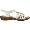Dámské sandály RIEKER 60806-80 bílé