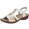 Dámské sandály RIEKER 60806-80 bílé