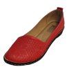 Dámské Celo-kožené baleríny 2313 červené