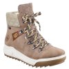 Dámské kotníkové boty farmářky RIEKER Y4731-65 béžové