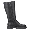 Dámské kozačky s gumou RIEKER Z9193-00 černé 15038925