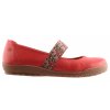 Dámské kožené baleríny boty Dr. BRINKMANN 942569-04 červené