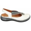 Dámské kožené sandály COMFORTABEL 720019 bílé