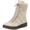 Dámská zimní kotníková obuv s kožíškem RIEKER TEX Y3467-62 bežová