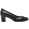 Dámské lodičky na podpatku stélka šíře H JANA 8-22466-45 001 černé
