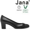 Dámské lodičky na podpatku stélka šíře H JANA 8-22466-45 001 černé