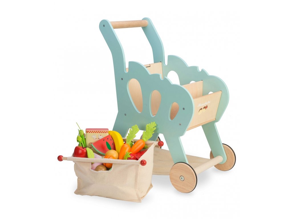 Le Toy Van Dětský nákupní košík s příslušenstvím