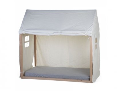Textilní potah Tipi White na rám postele domeček Childhome 70x140cm