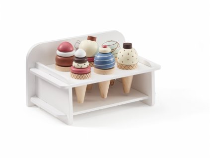 Kids Concept Zmrzlina dřevěná se stojanem Bistro