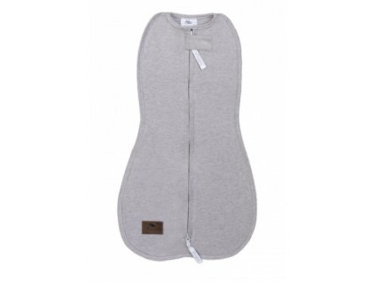 Zavinovačka Sleepee First Step Swaddle s čepičkou zdarma tmavě šedá