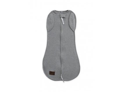 Zavinovačka Sleepee Second Step Swaddle s čepičkou zdarma tmavě šedá