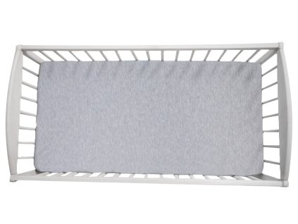 Prostěradlo Sleepee We Care pastelová šedá 120x60 cm