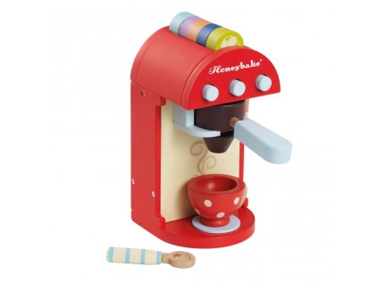 Le Toy Van Dětský dřevěný kávovar s příslušenstvím
