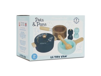 Le Toy Van Sada dřevěného nádobí do dětské kuchyňky