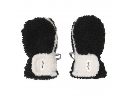 Lodger Dětské rukavice Mittens Teddy Black 1
