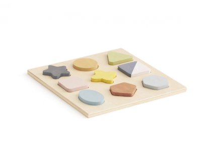 Kids Concept Puzzle vkládací dřevěné geometrické tvary