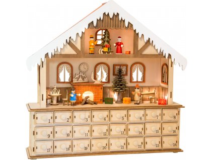 21689 small foot dreveny adventni kalendar kouzelny vanocni dum