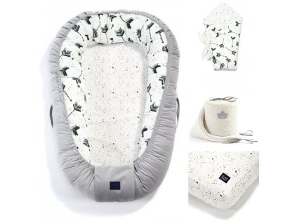 Luxusní sada La Millou Velvet collection Boho Royal Arrows Dark Grey