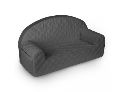 Dětská pohovka Velvet Dark Gray tmavě šedá