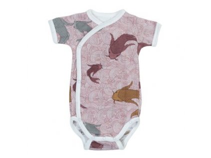 Lodger Dětské body Romper Short Sleeves Empire Fish Nocture