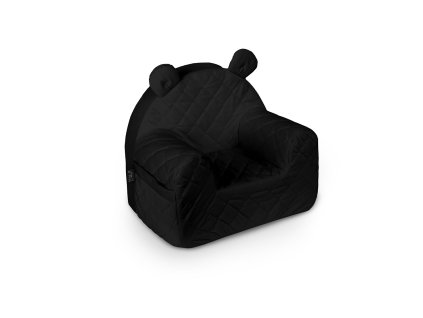Dětské křeslo Velvet Black černé