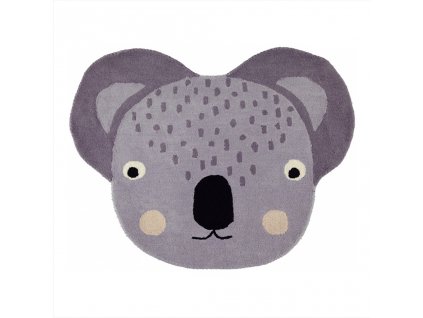 OYOY Dětský vlněný koberec Koala 85 x 100