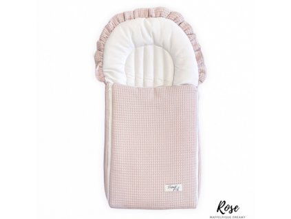Spací pytel Dreamy Pink Waffle Cotton District for Kids