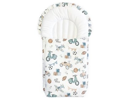 Spací pytel Dreamy Retro Car Premium Cotton District for Kids