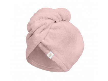 Bambusový turban na vlasy Sepia Rose růžový