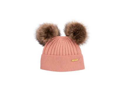 Bjällra Čepice s bambulkami Pink New 1 2 roky