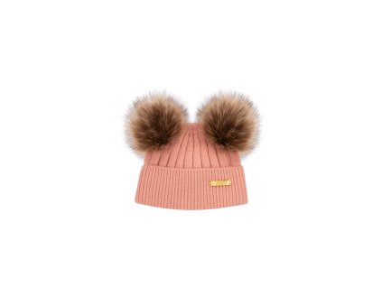 Bjällra Čepice s bambulkami Pink New 0 6 m