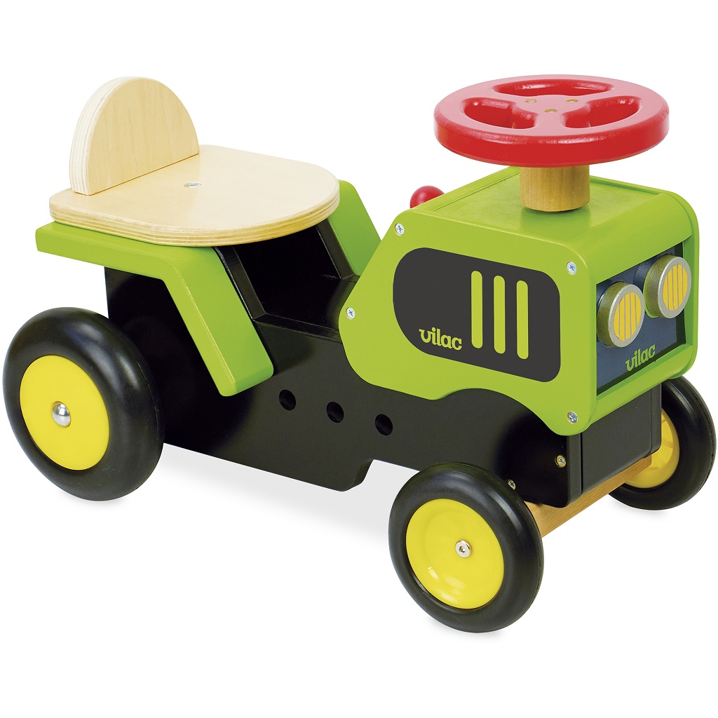 Vilac zelené odrážedlo traktor se zvuky