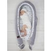 Sleepee Hnízdečko pro miminko Sleepee Newborn Royal Baby šedá