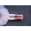 Mama's Feet Dětské podkolenky:ponožky Pink Dreams růžovés baletkou