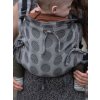 Kinder Hop Rostoucí ergonomické nosítko Multi Soft Dots Light Grey 100% bavlna, žakár