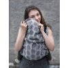 Kinder Hop Rostoucí ergonomické nosítko Multi Soft Dots Light Grey 100% bavlna, žakár 5