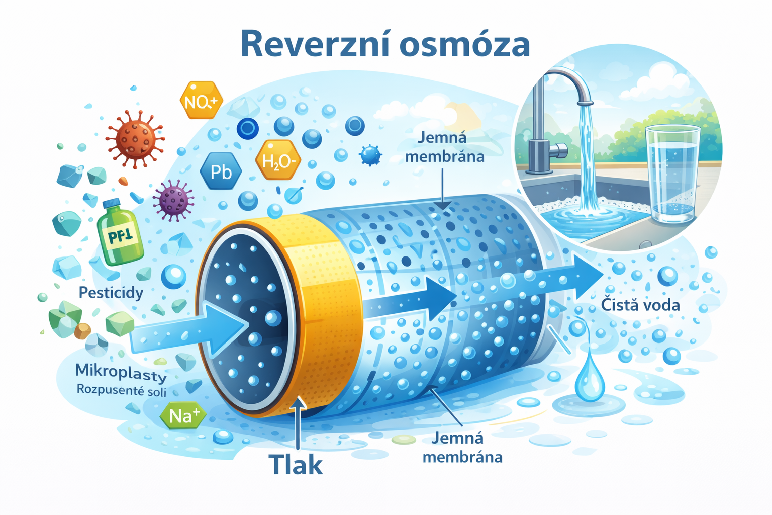1. Co je reverzní osmóza?
