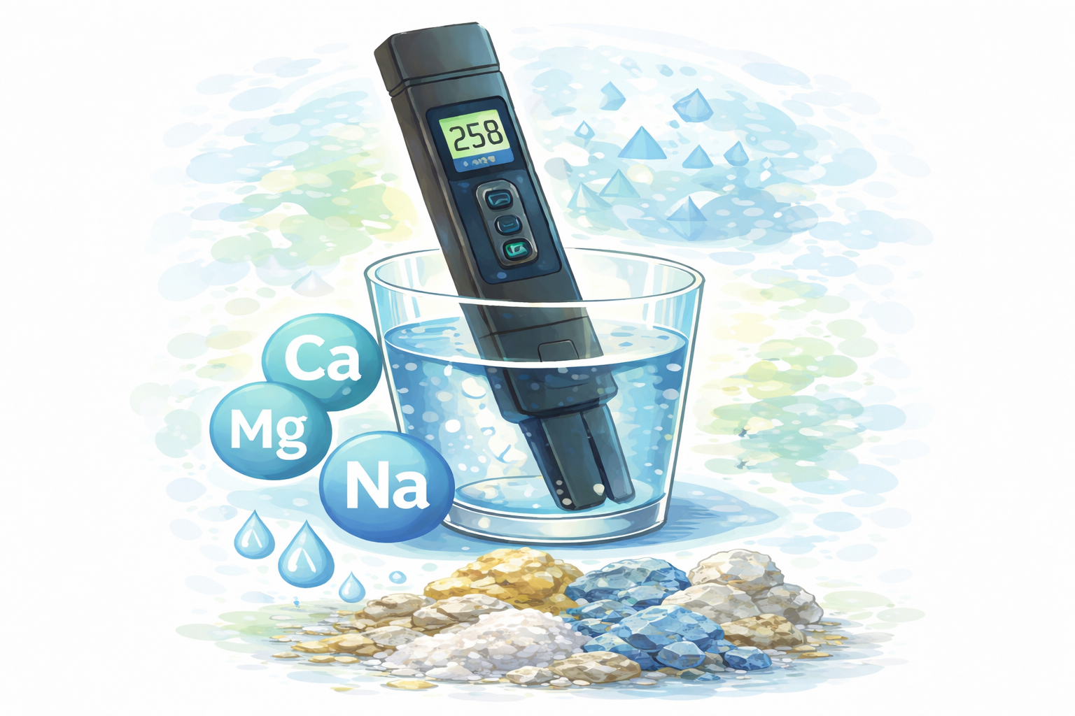 9. Co znamená TDS a proč to není jen číslo na displeji?