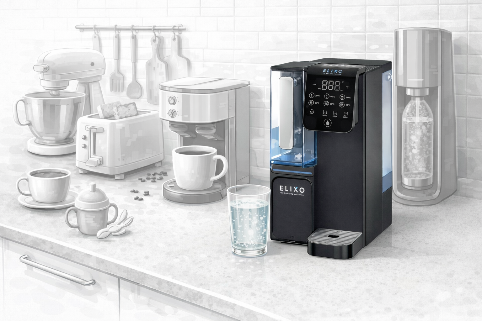 13. Proč má mít filtrace místo na vaší kuchyňské lince?