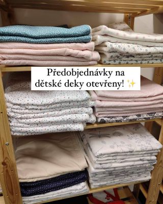 ✨ Předobjednávky na zateplené dětské deky otevřeny! ✨ Milé maminky a tatínkové, naše zateplené dětské deky se vyprodaly...
