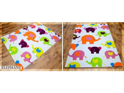 Koberec LOVELY-KIDS 140 x 200 cm - ELEPHANT