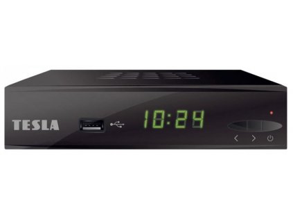 Set-top box Tesla TE-320 / podpora DVB-T2 / HDMI / 8 W / USB / černá / ROZBALENO