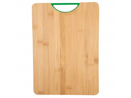 Prkénko z bambusového dřeva United Colors of Benetton 35 x 25 x 1,5 cm / polypropylen / zelená rukojeť