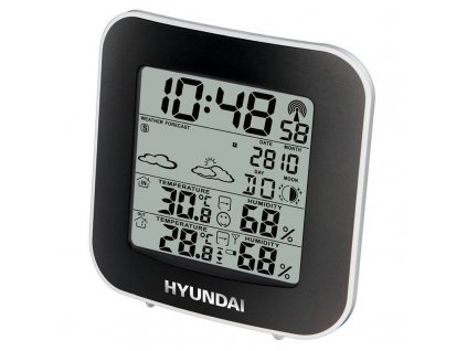 Meteorologická stanice Hyundai WS 8236 černá/stříbrná