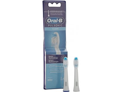 Náhradní sonické hlavice zubních kartáčků Oral-B Pulsonic Clean / 2 ks / POŠKOZENÝ OBAL